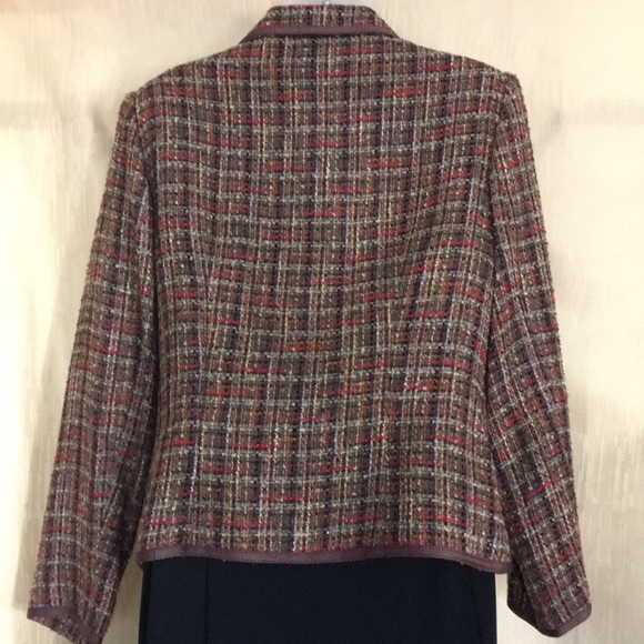 Sag Harbor zip front size 8 petite jacket/blazer - Picture 2 of 9